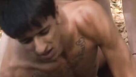 slim latino twinks banged bareback with cumshot outside