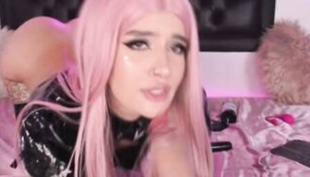 Pretty Big Ass Petite Dildo Sucking and Fucking Her Pussy