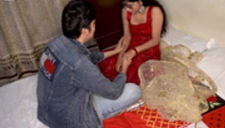 Indian Teen First Night Sex After Marriage - Roleplay with hindi voice