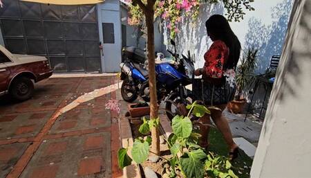 Balbina Failed Cranking with the Chevy Celebrity on Black Sandals