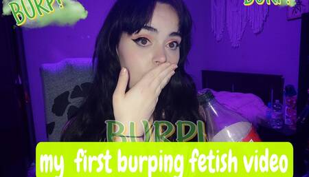 My first burping fetish video
