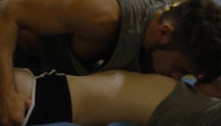 TS Izzy Wilde barebacked by Dante Colle