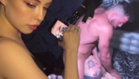 Hot Canadian Girl Eden Ivy gets fucked and surprise creampie while filming her friends