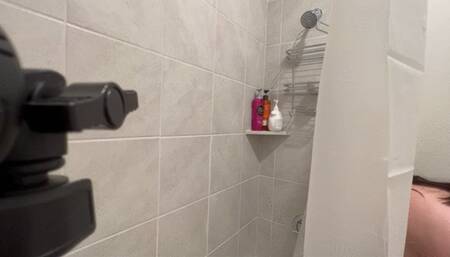 Watching An Asian Girl Shower