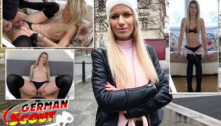 German Scout - Anorexic Skinny Teen Ketty Schade Seduce to Casting Fuck