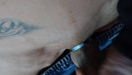 Hard big Tatooed cock part 2