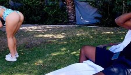 Bikini bush trimming, at your full anal service!