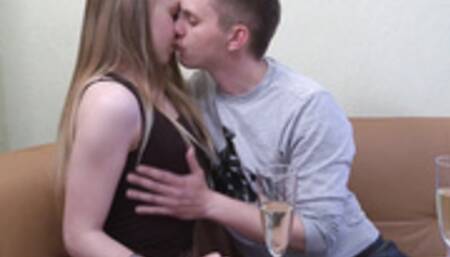 Suck fuck Hanna’s pussy on a winter day