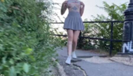 Butt plug, flashing, masturbation - public adventures by MIMI CICA