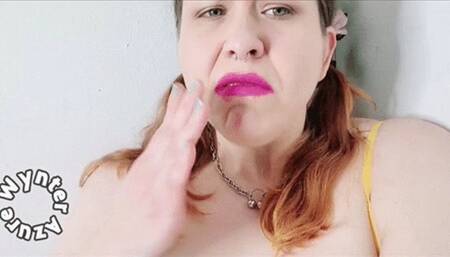 Lipstick Smearing, Face Slapping, Rough POV Blowjob ! (ID # 1770 HD 1080rez)