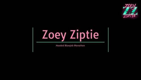 Zoey Ziptie - Hooded Blowjob Marathon