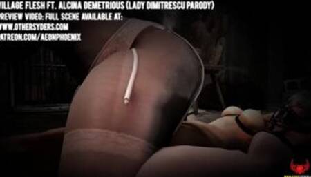 Preview Lady Dimitrescu Parody: Village Flesh