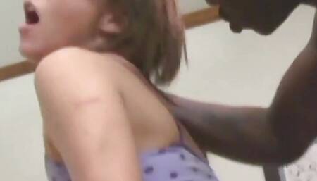 Horny White Girl Sierra Sinn Fucks a Big Black Cock