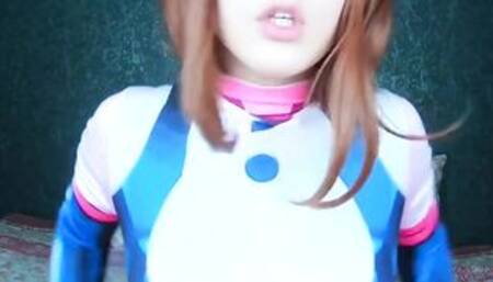 BOKU NO HERO ACADEMIA: OCHAKO URARAKA DREAMS ABOUT MIDORIA'S COCK - Cosplay