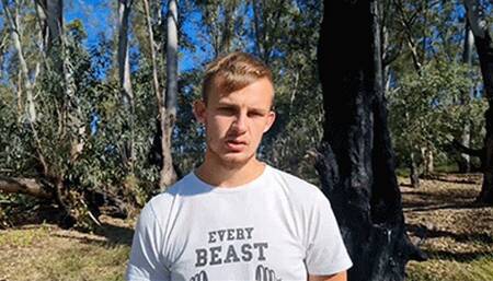 Gymboy Restrained and Caned