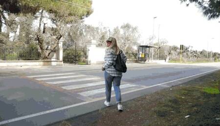 At a bus stop in torn smelling socks MP4 (1920x1080) FHD