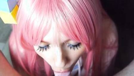 Pink-haired animated sexy gets a perfect pounding