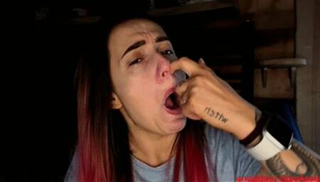 Casting a fishing rod to BOOGERS wmv