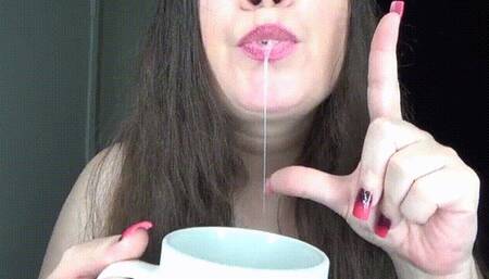 Special Drink For A Loser Teased And Tormented With My Spit (MP4) ~ MissDias Playground