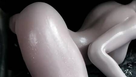 3D animation Fucked hard in the rain.