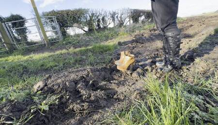 New rock heels destroy other boots in mudd and with blow torch