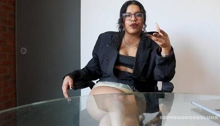 Office footboy gets his lesson!