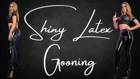 Shiny Latex Gooning - Randy Moore