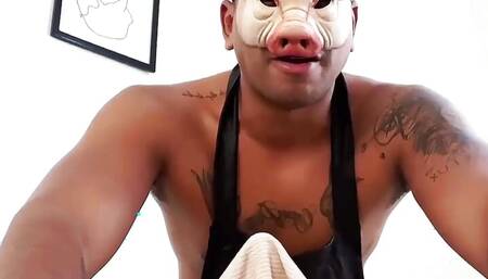 Pig Looking for Cum