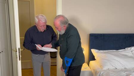 I fucked old guy in Prague