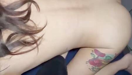 Neighbors daughter practicing her blowjobs