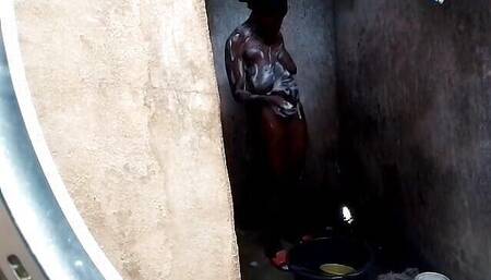 Girl Spied in the Shower by Her Boyfriend