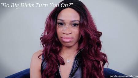 Do Big Dicks Turn You On?- Ebony Femdom Goddess Rosie Reed Make Me Bi Femdom Mind Fuck- 1080p HD