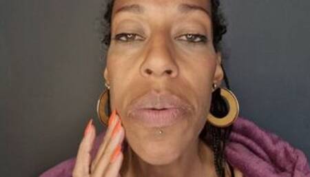 cheek puff Eyes white JOI Game