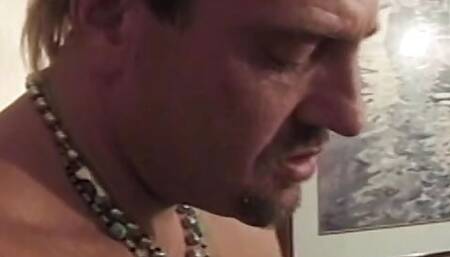 Ebony hottie sucks big white dick in bed