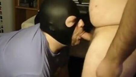 Verbal Bear Master Uses Slave BJ Huge Facial