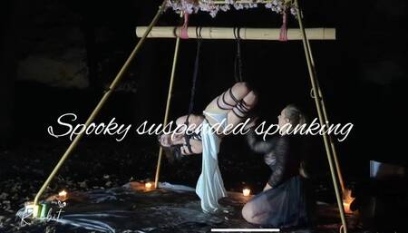 Spooky suspended spanking - 720