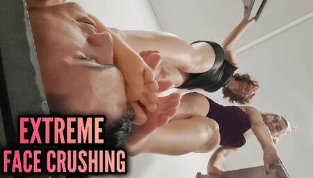 #52 Anya and Beatriz - Extreme Face Crushing - Face Trampling (Part 2 of 2)