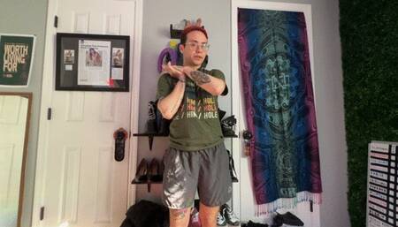 Try on Haul (Pants, Shorts, and Jeans) While Topless