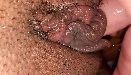 Girl cumming with her new toy