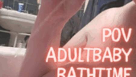 Adultbaby POV Bathtime with Mom wmv