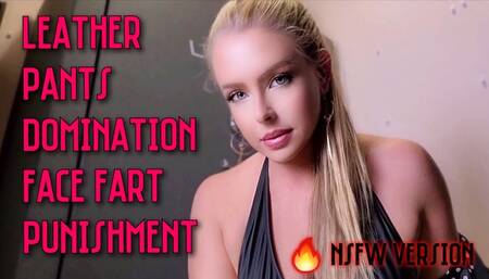 Caught Counting NSFW Naughty Extended Version Leather Pants Domination Face Fart Punishment POV
