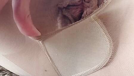 homemade closeup sexy milf munichgold masturbates in nylons please jerk off with me and have fun