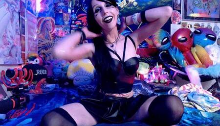 Bratty Goth Goddess Worship With SPH