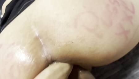 I punched everything deep inside her huge pussy