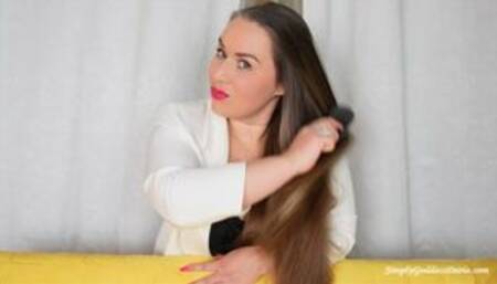 Long Hair Tease Before The Party (1080p HD)