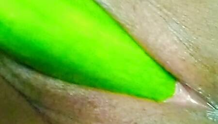 Oiled pussy Fucking a pink tight pussy of a Desi aunty