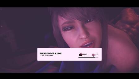 Boob Dance - 3D Animation - 3 Sexy Blondes Dance to the Beat for Your Pleasure - Vam