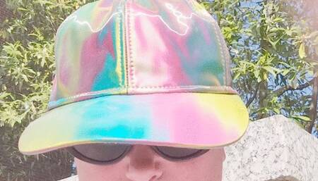 Tempest flexing on church steps