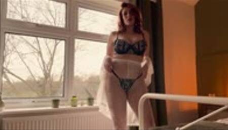 Nylon Tease - Fiore Footloose Floral White 30D Tights