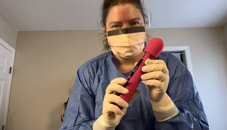 Step Mom Changes your Diaper in Mask and Gloves